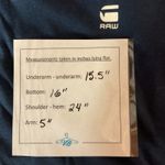 G-Star Eyben Slim Fit Short Sleeve Round Neck T-Shirt Sartho Blue Size XS NWT Photo 7