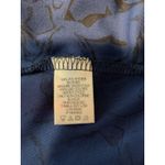 H by Halston  Blue Black Abstract Print Tunic Dress Size M Photo 3