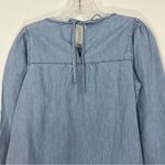 Madewell  Denim Puff Sleeve Swing Shirt NEW Size XS Photo 5