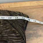 MiracleSuit Bandeau Gold Black Ruffle Slimming Tank One Piece Swimsuit Strapless Photo 7