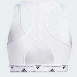 Adidas  women’s sports bra Training Entrenamiento Color white Size 3X Photo 4