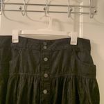 Time And Tru Women's Tiered Button Front Denim Skirt Western Choose Your Size Black Size undefined Photo 6