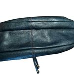 Brighton Nina teal feather embroidered Masterpiece collection semi circle hobo Photo 9