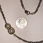 Elegant Vintage Gold Tone and Faux Pearl Classic Retro Necklace Photo 3