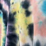 Mother The Hugger Colorful Tie Dye Sweatshirt in Swirling Secrets Blue Size XS Photo 4