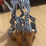 Coach Kimi Striped Grosgrain Sassy Strappy Sandal in Nautical Stripe Photo 6