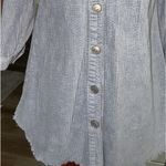 ZARA light blue corduroy ribbed Denim jacket Photo 2