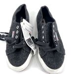 Superga NWT Unisex Wool Blend Lace Up Low Top Sneaker Shoes Charcoal Gray Size 6 Photo 1