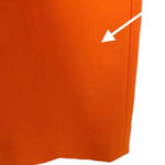 Agnona Strong Shoulder Open Back Mini Shift Dress Orange Size 36 or US 0 Photo 9