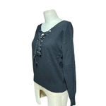 The Kooples Black Wool Cashmere Blend Lace-Up Sweater Size 1 / Small Photo 5