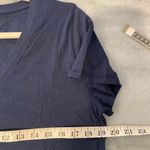 J.Crew NWOT  Size M Navy Blue Vintage Cotton Short Sleeve V Neck Tee Shirt Photo 8