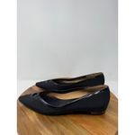 Salvatore Ferragamo Salvatore Ferragamo Black Ribbon Bow Pointed Toe Ballet Flats Size 6B Photo 6