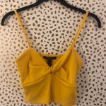 Forever 21 Yellow Tank Crop Top Photo 0