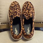 Candie's  Brown Leopard Slip-On Shoes, Size 9.5 Photo 3