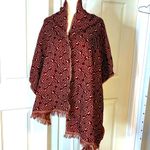 Mulberry  women’s speckled pattern fringe scarfs Photo 2