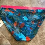 Kenneth Cole NWT Traces of Paradise Tropical Blue Multicolored Large bikini b… Photo 7