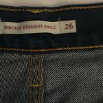 Levi's Levi’s Dark Wash High Rise Ribcage Distressed Straight Ankle Jeans Size 26 Photo 6