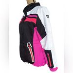 1990s Killtec Pink, Red Black & White Insulation Ski Jacket women’s size Medium Photo 14