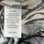 Lucky Brand  Dress 100% Linen Blue Paisley Print A Line Sleeveless Dress Sz S EUC Photo 10