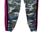 MOTHER No Zip Misfit Pants Army Blue‎ Camo Print Pink Stripe Size 26 Blue Photo 5