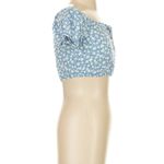 Reformation | Azzuro Blue Floral Crop Top | Sz 2 Photo 2