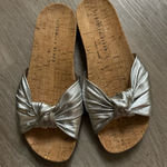 Veronica Beard  Tilly Metallic Leather Slide‎ Sandals. Great conditions size 7 Photo 0