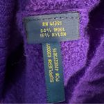 Polo Ralph Lauren Sweater Women's Sz M Purple Cable Knit Pullover Crew Neck Wool Size M Photo 5