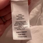 Talbots Eyelet Tiered Midi Skirt White Floral 100% Cotton Sz 12 Photo 5