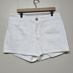 Anthropologie NWT Maeve 16W The Colette Shorts White 16 W Plus Size New Photo 1