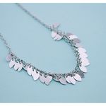 Sparkling Leaf Charm Anklet 925 Sterling Silver Adjustable Beach Boho Jewelry Photo 3
