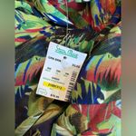 Mix Nouveau green tropical sheer coverup/tunic Size XL Photo 3