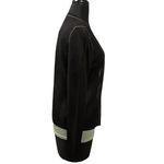 ZARA  Black Contrast Trim Cardigan with Gold Buttons Size M (NWT) Photo 1