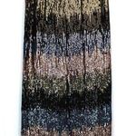 Ombre Stripe Sequin Skirt Womens M Rose Gold Blue Black Bling Glam Dressy Formal Size M Photo 0