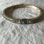 Silver tone stretch bracelets Photo 4