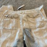 Old Navy Women’s  Casual Linen Pants - Light Beige Photo 2