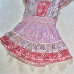 Love Shack Fancy  Stanton Mini Dress in Patchwork Floral Print size XS Photo 3