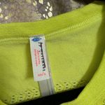 Free People  Movement Modal Mesh Cropped Lime Green Stretch Tank Top XS/S Photo 2