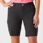 Duluth Dry on the fly 10” cargo black woman plus size 16 shorts Photo 0