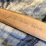None Italian Genuine Calfskin Leather Belt - Size Small (30) Photo 3