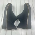 Andiamo Black Rubber Ankle Rain Boots Womenโs Size 8 Photo 3