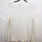Croft and Barrow Women's Cable Knit Cotton Sweater Cream Size M Size M Photo 0