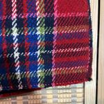 Abercrombie & Fitch Red Plaid Tartan Micro Mini Wool Skirt Size 4 Photo 6