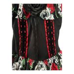 Lip service sugar skull dia Skull & Rose dress Goth & Punk dress size XS Photo 9
