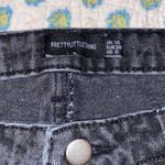 Pretty Little Thing Straight Leg Washed Black Jean Photo 2