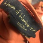 House of Harlow  1061 brown floral satin halter M midi dress NWT boho coc… Photo 4