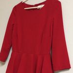 Belle Badgley Mischka  Red Dress Size 2 Christmas Formal MIDI Photo 2