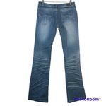 Hybrid   Blue Wash Distressed Boot Cut Y2K Jeans Size 27 Photo 1