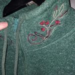 Victoria's Secret  Country‎ Collection Green 1/4 Zip Fleece Size Medium Photo 2