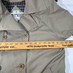 Gallery J Double Breasted Classic Women’s Trench Coat W/Lining Sz 9/10 Tan NEW Photo 10