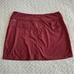 Lole  Active Athletic Skirt Burgundy Maroon Stretch Size L Photo 0